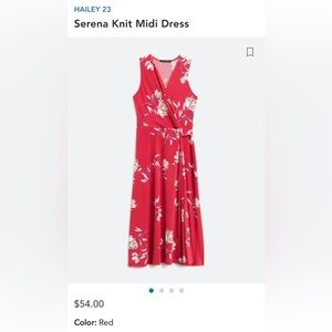 Hailey 23 Serena Knit Midi Dress, Size 12 - Never Worn, New!